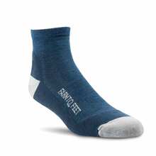 Denver Lightweight 1/4 Crew Socks - Denim Blue