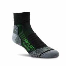 Damascus Lightweight 1/4 Crew Socks - Black