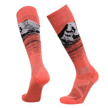 Le Bent Elyse Saugstad Pro Model Ski Sock - Living Coral