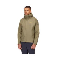 Rab Downpour Eco Jacket - Light Khaki - Angle