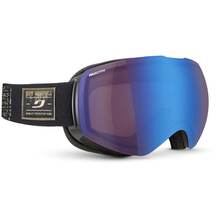 Julbo Shadow Goggle - Black/Army - REACTIV High Mountain 2-4 Flash Blue Lens