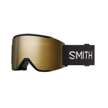 Smith Squad MAG Goggles - Black || ChromaPop Sun Black Gold Mirror