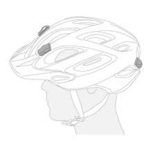Petzl UNI ADAPT - Attached to Helmet (Diagram)