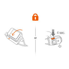 Petzl BINDI Headlamp - Lock Mode