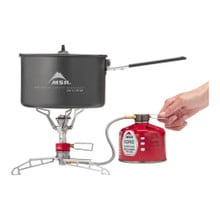 MSR LowDown Remote Stove Adapter - Assembled (Canister and Pot Sold Separately)