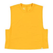 Wild Rye Keller Crop Tank Jersey - Golden Yellow