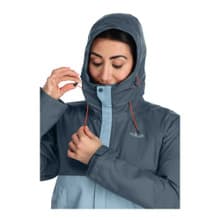 Women's Downpour Eco Jacket - Orion Blue/Citadel - Hood