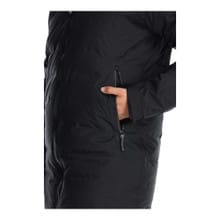 Rab Women's Valiance Waterproof Down Parka - Black - Hand Pocket