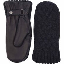 Hestra Ragnhild Mittens - Charcoal/black