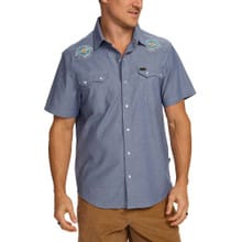 Howler Brothers Crosscut Deluxe Shortsleeve - On Model