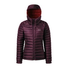 Women's Microlight Alpine Down Jacket - Eggplant/Rococco