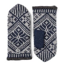 Hestra Nordic Wool Mitt - Navy/Grey