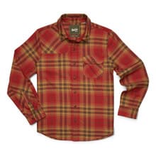 Howler Brothers Harker's Flannel Shirt - Kempton Plaid : Brick