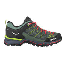 Salewa Women's Mountain Trainer Lite GTX Shoe - Field Green/Fluo Coral