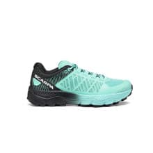 Scarpa Women's Spin Ultra Running Shoe - Aruba Blue/Black - Side