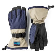 Gauntlet Sr. 5 Finger Glove - Dark Navy/Beige