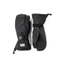 Gauntlet Sr. 3 Finger Glove - Black/Black