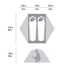MSR Hubba Hubba LT 2 - Diagram