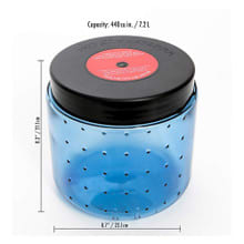 BearVault BV450-Jaunt Bear Canister - Dimensions