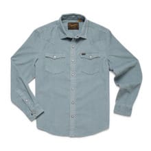 Howler Brothers Banning Corduroy Shirt - Iron Blue
