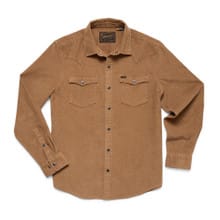 Howler Brothers Banning Corduroy Shirt - Duck Brown