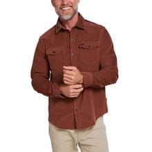 Howler Brothers Banning Corduroy Snapshirt - Model Front