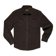 Howler Brothers Banning Corduroy Snapshirt - Antique Black