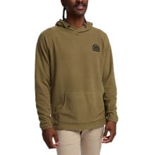 Howler Brothers Palo Duro Fleece Hoody - Mountain Grid : Fatigue