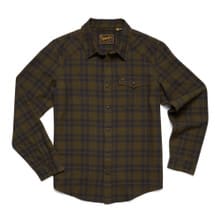 Howler Brothers La Grange Lightweight Flannel - Cohen Plaid : Dark Olive