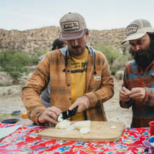 Howler Brothers Salvo Hooded Flannel - Duck Brown