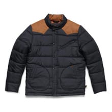 Howler Brothers Rounder Quilted Jacket - Blue Dark/Duck Brown