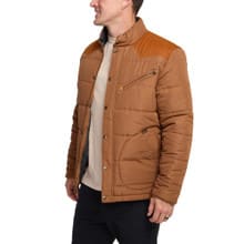 Howler Brothers Rounder Quilted Jacket - Duck Brown/Rust