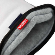 Heli Ski Liner Mitt - Off White - Detail