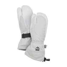 Hestra Women's Heli 3 Finger Glove - Pale Grey/Off White