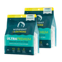 Midnight Lightning Seawater-Sourced Climbing Chalk - 2 Pack Chunky