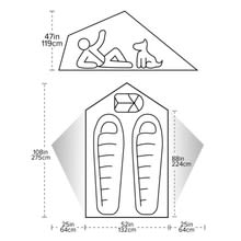 Big Agnes String Ridge VST 2.5 Tent - Chart