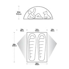 Big Agnes Sarvis VST 2 Tent - Chart