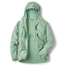 Rab Windgather Hoody - Fig Green Unzipped