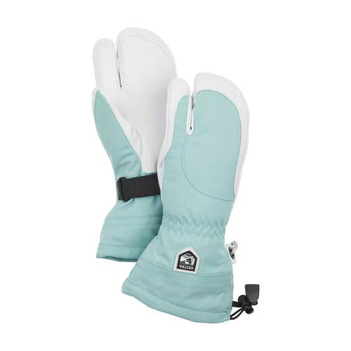 Hestra Women's Heli 3 Finger Glove - Mint/Off White