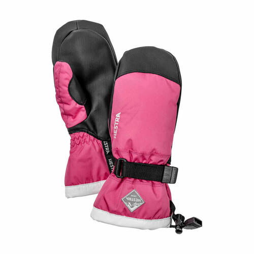 Hestra Gauntlet CZone Jr. Mitt - Fuchsia/Ivory