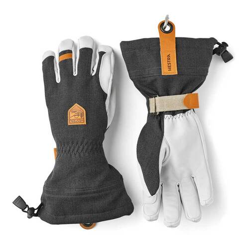 Hestra Army Leather Patrol Gauntlet Glove - Charcoal