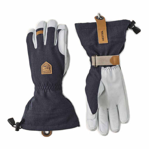 Hestra Army Leather Patrol Gauntlet Glove - Navy