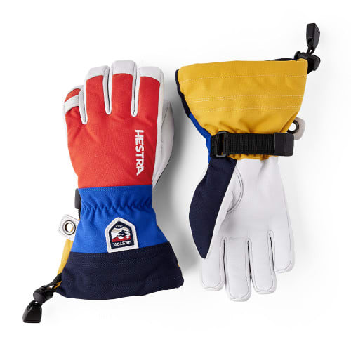 Heli Ski Jr Glove - Light Red Multi