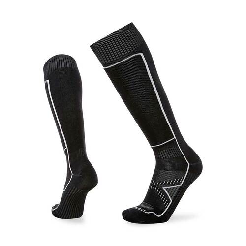 Le Sock Snow Ultra Light Ski Sock - Black (Closeout)