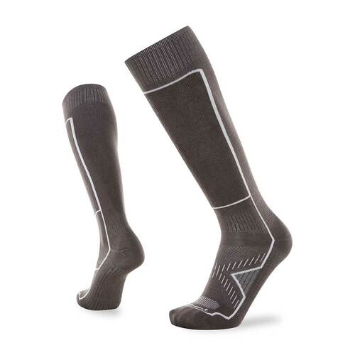 Le Sock Snow Ultra Light Ski Sock - Gunmetal Gray (Closeout)