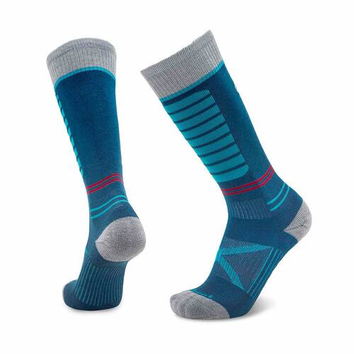 Le Bent Little Feet Kids Snow Socks - Moroccan Blue