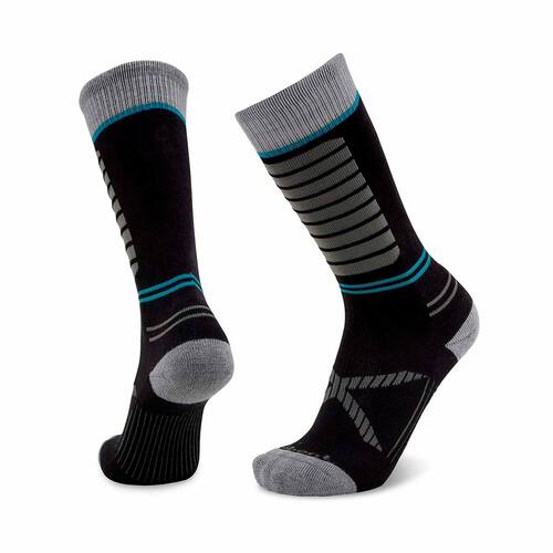 Le Bent Little Feet Kids Snow Socks - Black