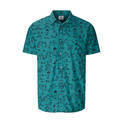 Flylow Anderson Shirt - Sea/Night UFO