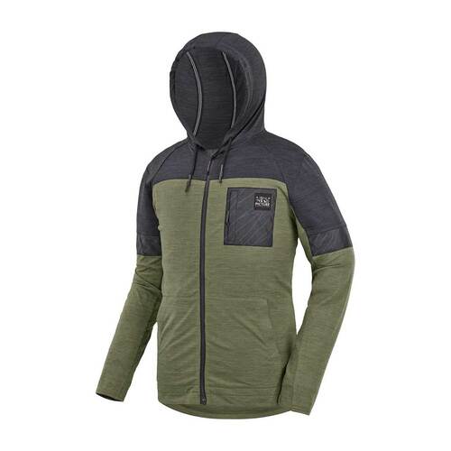 Conor Zip Tech Hoodie - Kaki