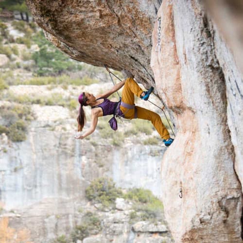Scarpa Instinct VSR Climbing Shoe - Climber in Action